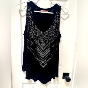 Black studded swing tank. Small